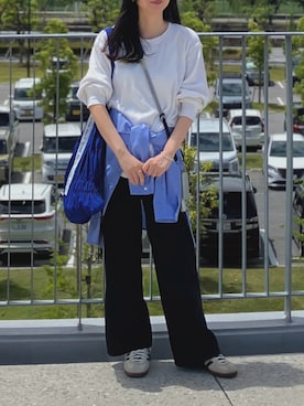 「ISOOK（アイスー）のアイテム」を使った、Mayさん（レディース・162cm）の夏コーディネート