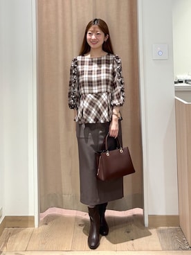 「NATURAL BEAUTY BASIC（ナチュラルビューティーベーシック）のアイテム」を使った、mek_nbbさん（レディース・152cm）の夏コーディネート