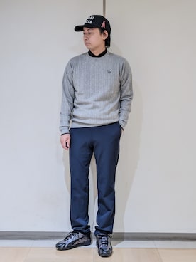「ADABAT STREAM（アダバットストリーム）のアイテム」を使った、hiroさん（メンズ・168cm）の秋コーディネート