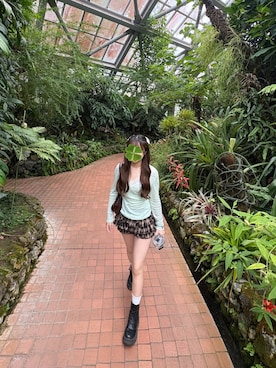 「Shine（シャイン）のアイテム」を使った、chiibabyさん（レディース・157cm）の秋コーディネート