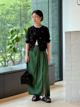 「caban（キャバン）のアイテム」を使った、Komiya_TOMORROWLANDさん（レディース・150cm）の夏コーディネート