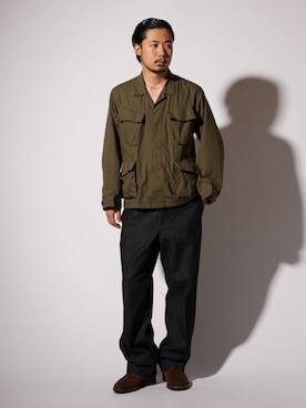 「Alpha Industries（アルファインダストリーズ）のアイテム」を使った、Yujiroさん（メンズ・178cm）の夏コーディネート