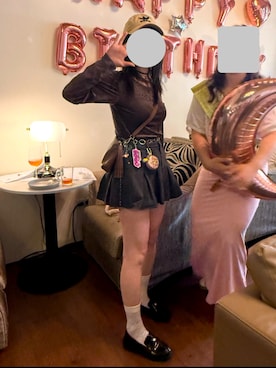 「アイテム（バッグ）」を使った、hsiaochiiさん（レディース・159cm）の秋コーディネート