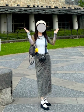 「アイテム（バッグ）」を使った、hsiaochiiさん（レディース・159cm）の秋コーディネート