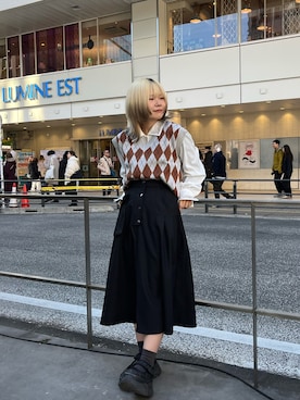 Kayanoさん（レディース・156cm）の冬コーディネート