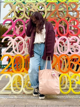 「アイテム（雑貨/ホビー）」を使った、obuchankamoneさん（レディース・163cm）の秋コーディネート