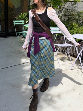 「Didot.showroom（ディドット ショールーム）のアイテム」を使った、りんさん（レディース・153cm）の春コーディネート