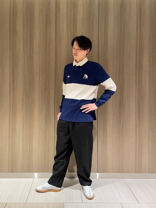 adidas（アディダス）の「Blokepop ラグビーポロシャツ / アディダス