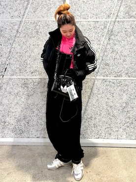 「アイテム（シューズアクセサリー）」を使った、FAさん（レディース・158cm）の秋コーディネート