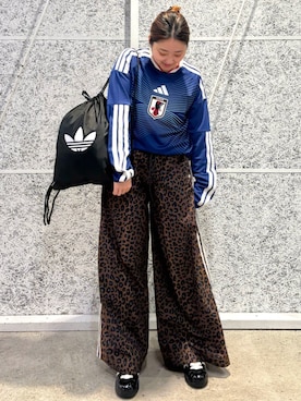 「アイテム（エコバッグ/サブバッグ）」を使った、FAさん（レディース・158cm）の秋コーディネート