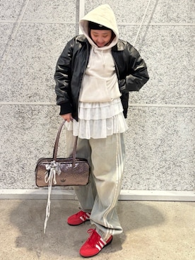 FAさん（レディース・158cm）の冬コーディネート