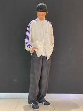 「ベッケンバウアー」｜「アイテム（ナイロンジャケット）」を使った、FSさん（メンズ・175cm）の秋コーディネート
