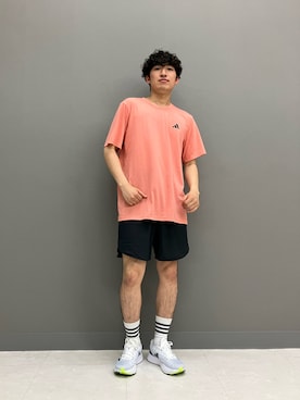 「トレーニング」｜OFさん（メンズ・175cm）の夏コーディネート