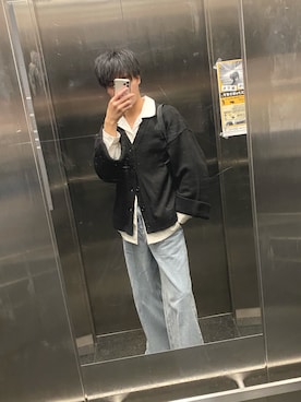 「eftyus（エフティウス）のアイテム」を使った、Nataさん（メンズ・175cm）の秋コーディネート