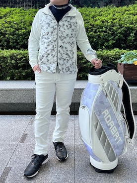 「adabat（アダバット）のアイテム（ジャケット/アウター）」を使った、リュウさん（メンズ・163cm）の秋コーディネート