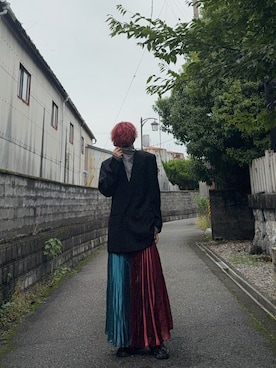 「アイテム（Tシャツ/カットソー）」を使った、RIKUさん（メンズ・174cm・10代）の秋コーディネート