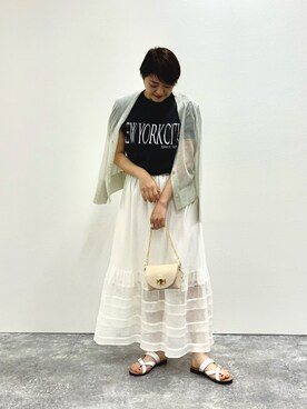 Yuki.Tさん(レディース・163cm)の夏コーディネート