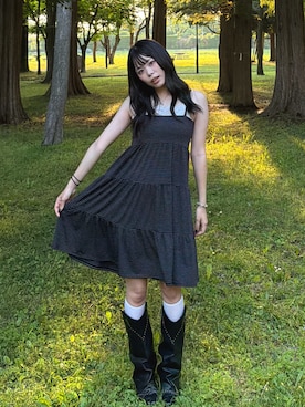 「SHEPP（シープ）のアイテム」を使った、p!noさん（レディース・157cm）の夏コーディネート