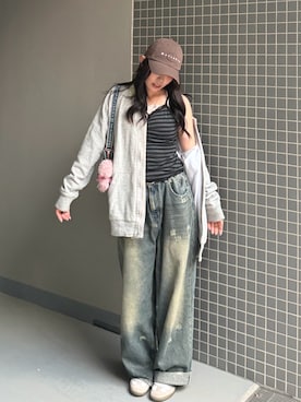 「COACH（コーチ）のアイテム」を使った、p!noさん（レディース・157cm）の夏コーディネート