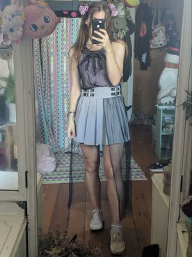 「Jamie エーエヌケー（ジェイミーエーエヌケー）のアイテム」を使った、anthousaiさん（レディース・165cm）の春コーディネート