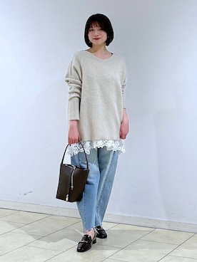 chikaさん(レディース・154cm)の冬コーディネート