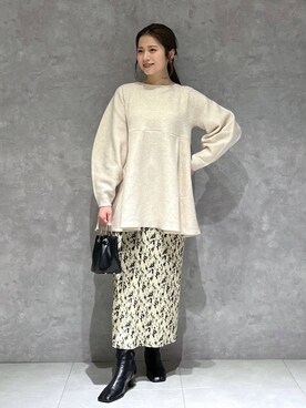 chikaさん(レディース・154cm)の冬コーディネート