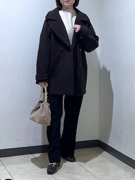 chikaさん（レディース・154cm）の冬コーディネート