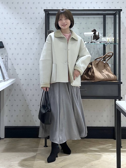 ムートンリバーブルゾン（ブルゾン）｜A part by（アパートバイ）の