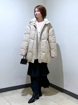 chikaさん(レディース・154cm)の冬コーディネート
