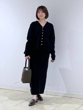 chikaさん（レディース・154cm）の冬コーディネート