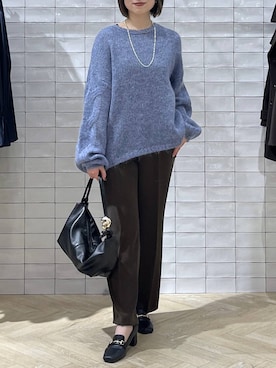 「A part by（アパートバイ）のアイテム（ネックレス）」を使った、chikaさん（レディース・154cm）の秋コーディネート