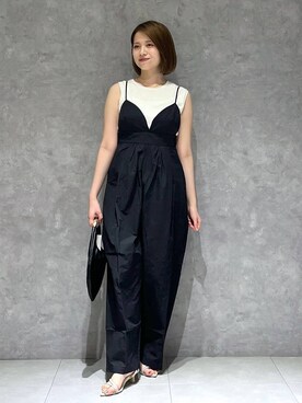 「A part by（アパートバイ）のアイテム（オールインワン・サロペット）」を使った、chikaさん（レディース・154cm）の夏コーディネート