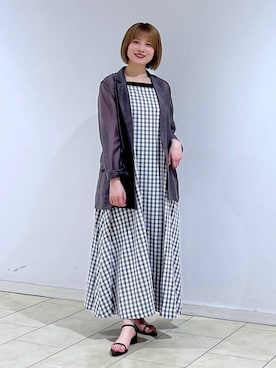 chikaさん（レディース・154cm）の春コーディネート