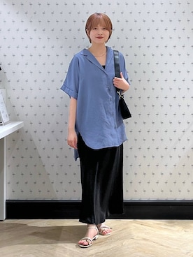 「人気アイテムをチェック！」｜chikaさん（レディース・154cm）の夏コーディネート