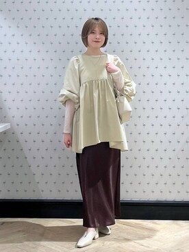 chikaさん（レディース・154cm）の春コーディネート