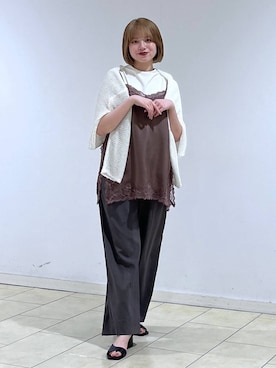「お仕事コーデ_apart by lowrys」｜chikaさん（レディース・154cm）の夏コーディネート