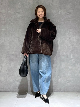 「e/rm」｜chikaさん（レディース・154cm）の秋コーディネート