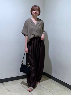 「人気アイテムをチェック！」｜chikaさん（レディース・154cm）の秋コーディネート