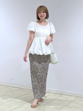 chikaさん（レディース・154cm）の夏コーディネート