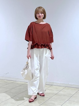 chikaさん（レディース・154cm）の春コーディネート