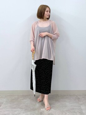 chikaさん（レディース・154cm）の夏コーディネート