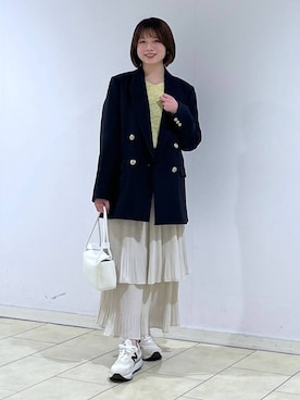 chikaさん（レディース・154cm）の春コーディネート