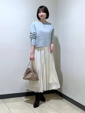 chikaさん（レディース・154cm）の冬コーディネート