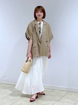 chikaさん(レディース・154cm)の夏コーディネート