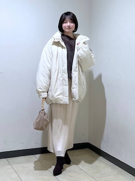 chikaさん（レディース・154cm）の冬コーディネート