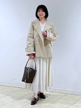 chikaさん（レディース・154cm）の春コーディネート