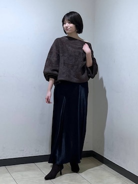 chikaさん（レディース・154cm）の冬コーディネート