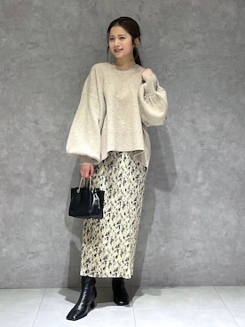 chikaさん（レディース・154cm）の冬コーディネート