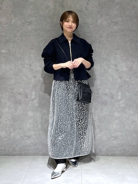 chikaさん（レディース・154cm）の春コーディネート