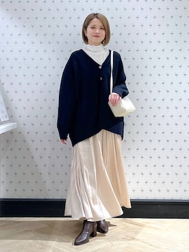 chikaさん(レディース・154cm)の冬コーディネート